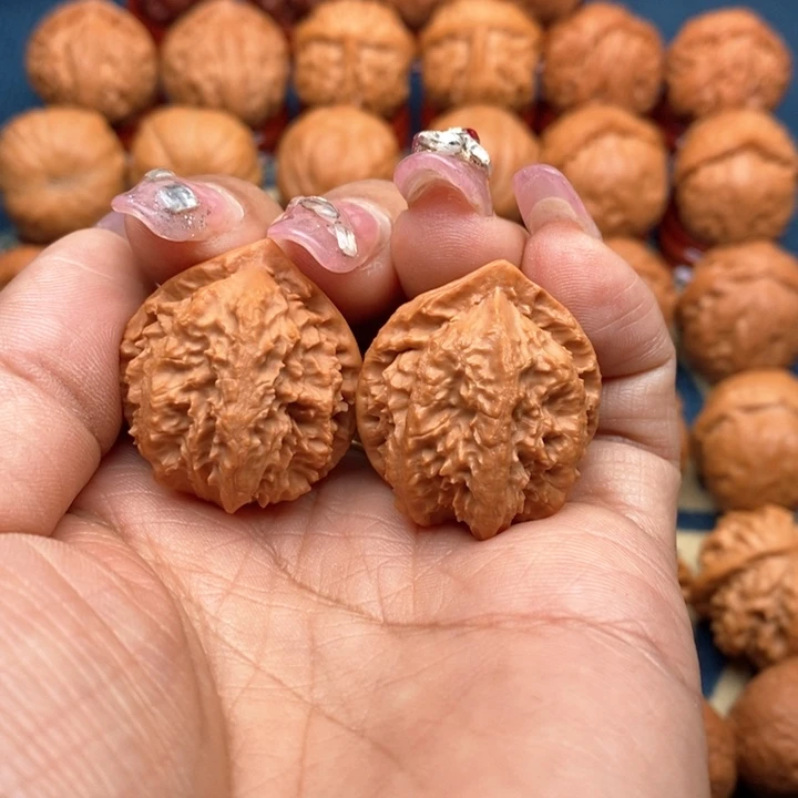 文玩核桃把件福*满手捻