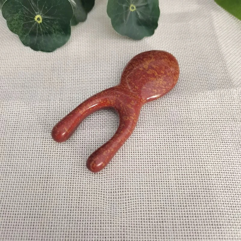 泗水砭石蛙砭刮板头疗刮痧眼部拨筋