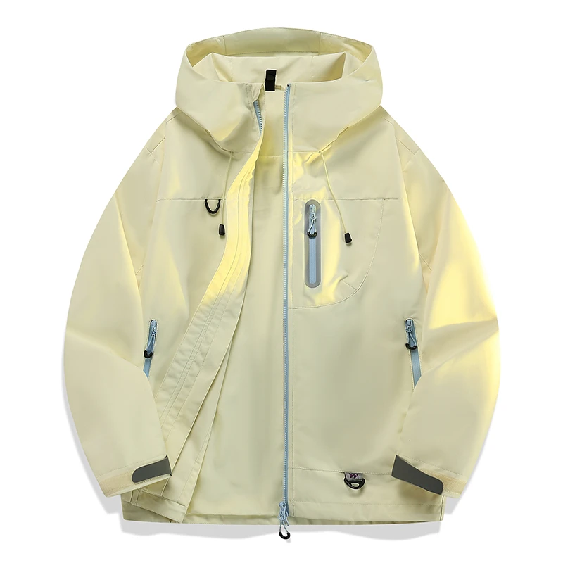 冲锋衣女2025新款小个子户外运动徒步登山防风超好看色系春秋外套