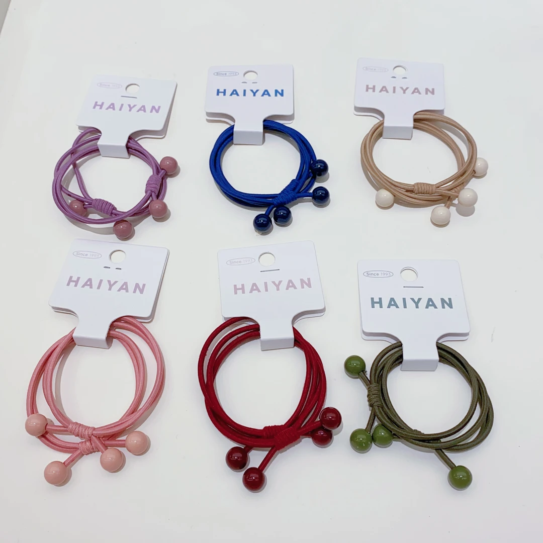 【HY-12223】发六卡 发圈可爱女童儿童配饰发绳发饰