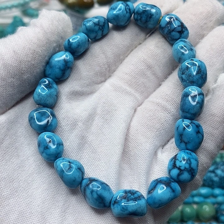 绿松石未镶嵌天然原矿 地大质检 抖音基地 顺丰发货