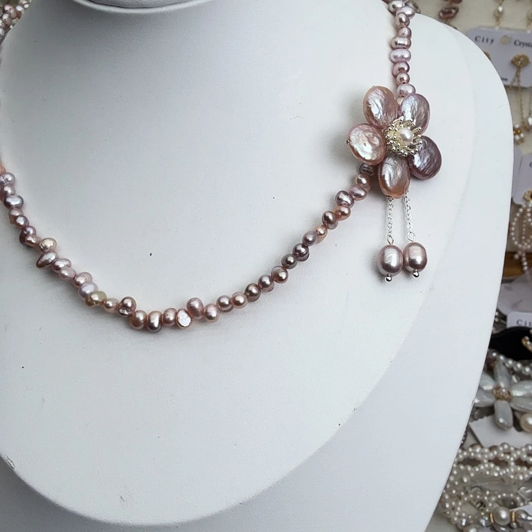 颈饰淡水珍珠未镶嵌