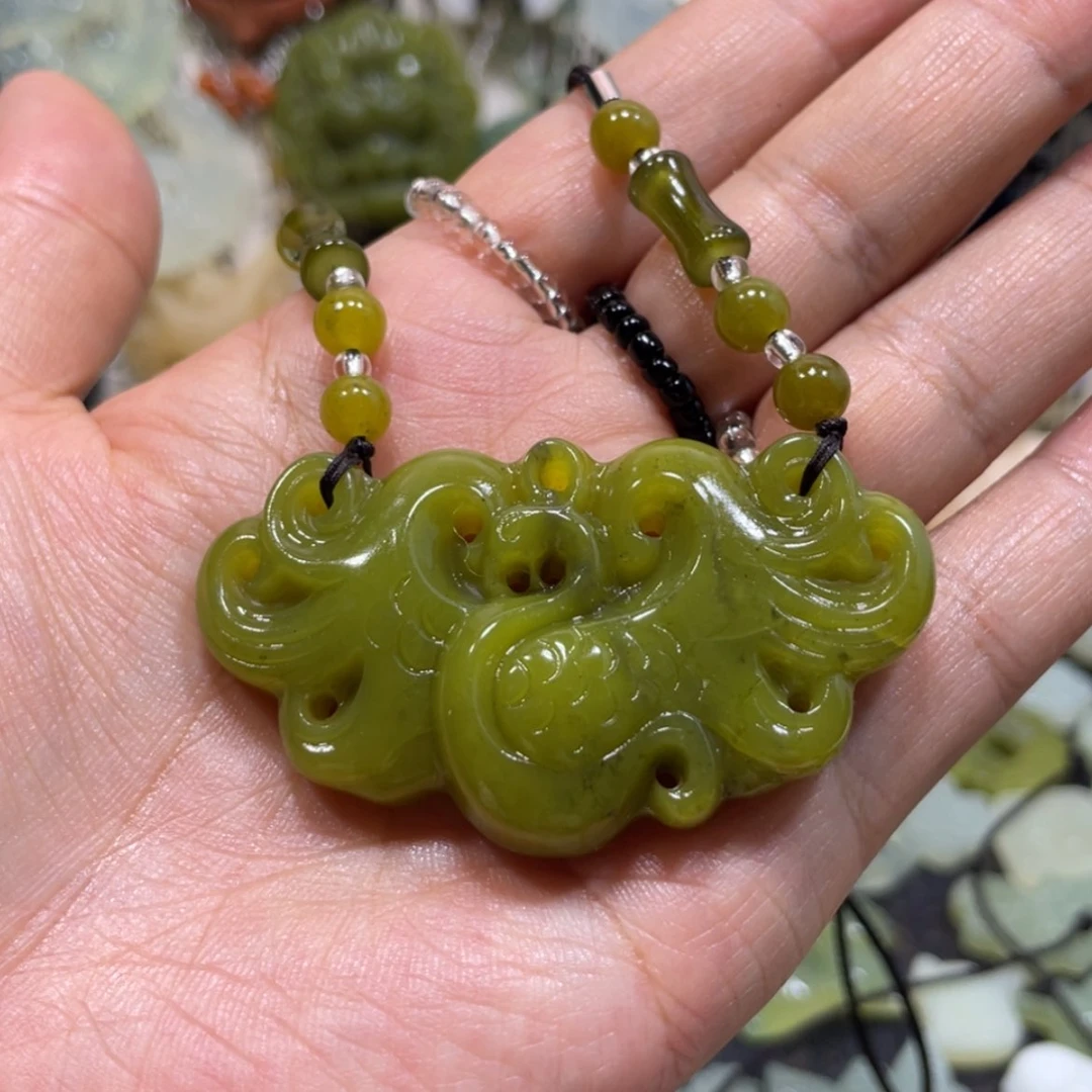 【闪购商品】岫玉未镶嵌颈饰59瑕疵