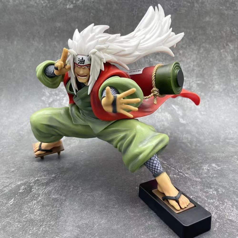 火影忍者战斗自来也 三忍之一仙人模式 动漫手办潮玩场景桌面摆件