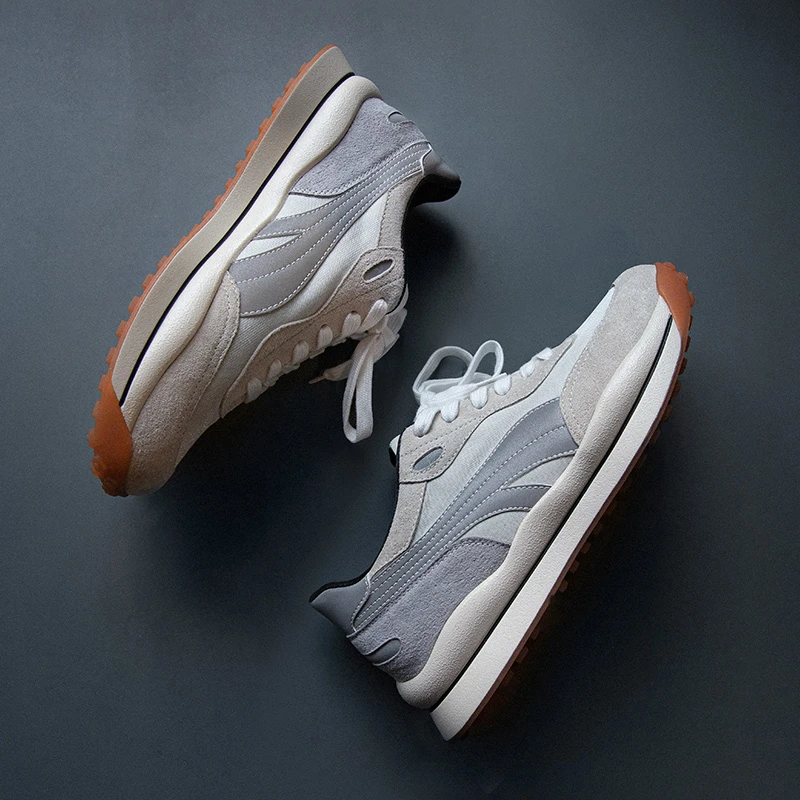 MRA华夫阿甘鞋男鞋秋季透气百搭厚底老爹鞋复古慢跑鞋运动休闲鞋