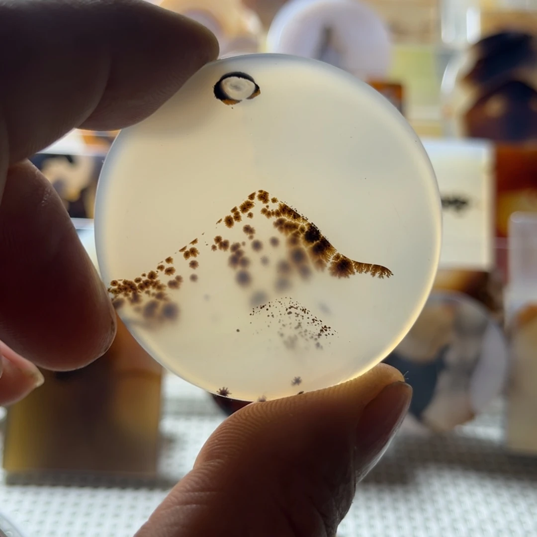 玛瑙/玉髓未镶嵌吊坠(不含链)