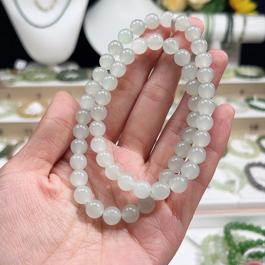 五***门和田玉未镶嵌手串