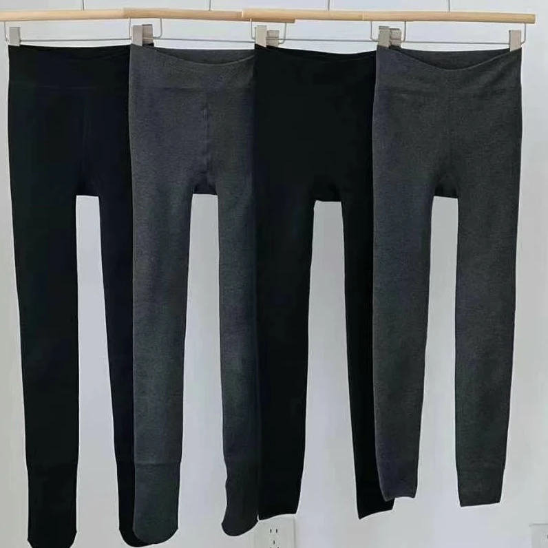 LMM 8800 连裤弹力发热提臀加厚保暖外穿连裤袜打底裤女