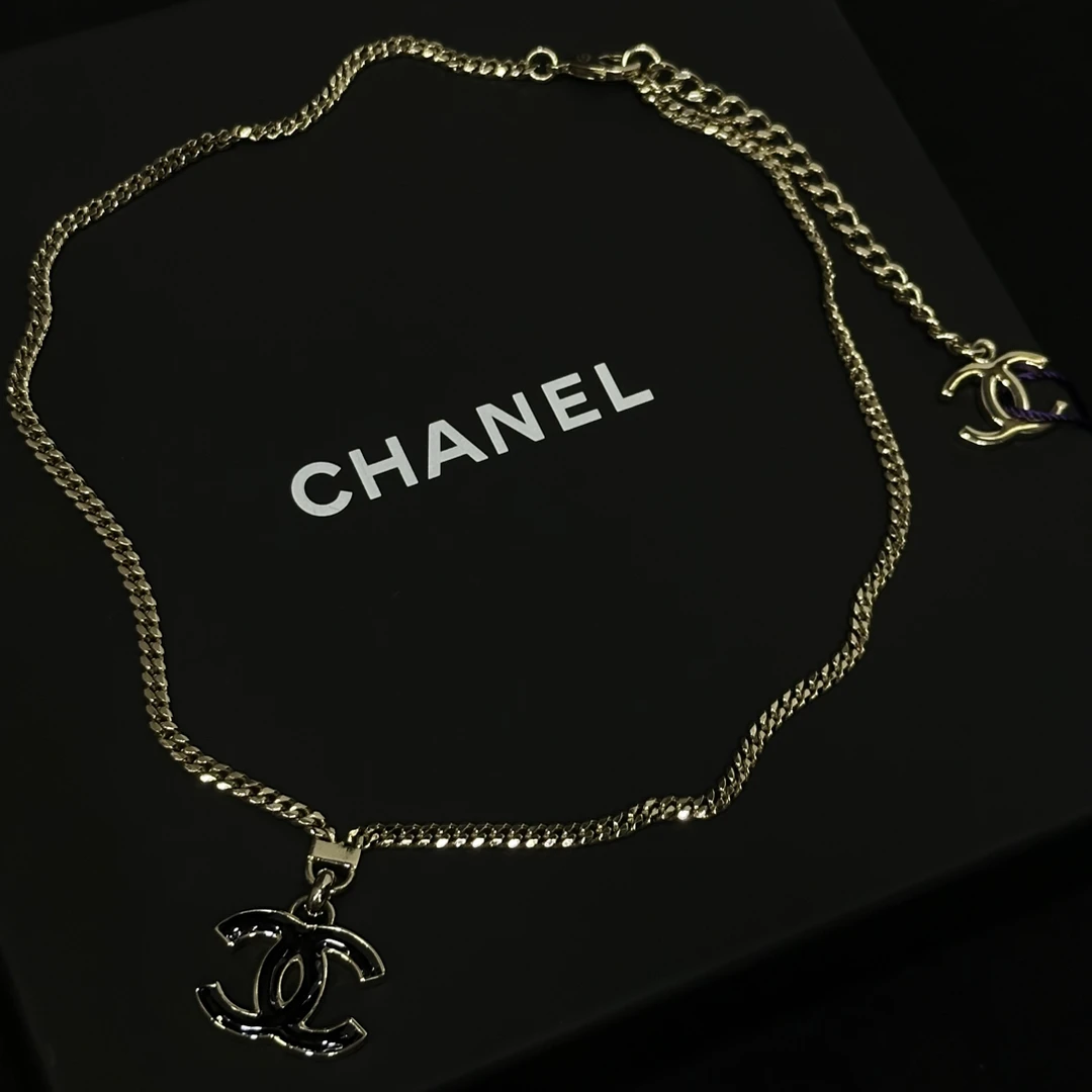 99新 Chanel/香奈儿 24P珐琅双C choker项链/JJ5081108