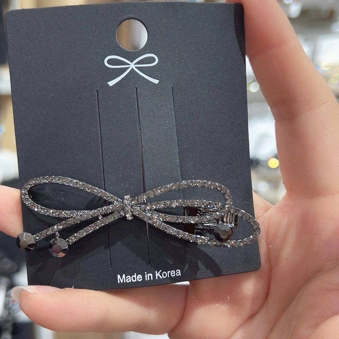 非金属飘带蝴蝶结鸭夹