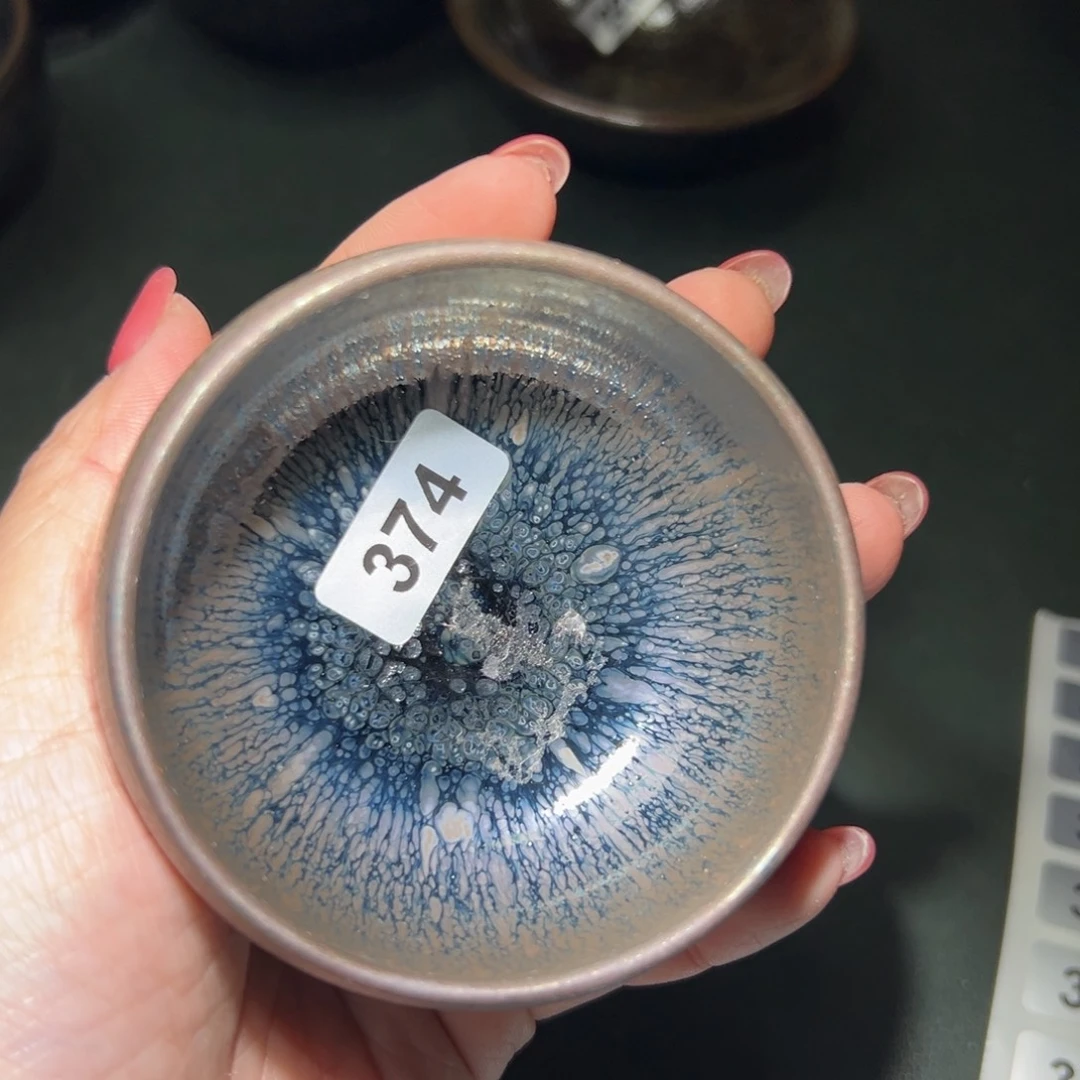 一***芯茶盏全手工原矿原釉建盏