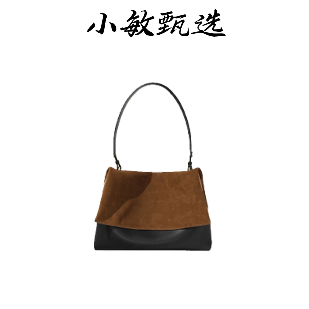 【小敏精选】渠道货ZG-7713-棕色经典大气气质百搭女士包包