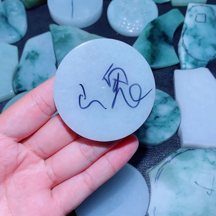 白***隙定制翡翠未镶嵌包工包料