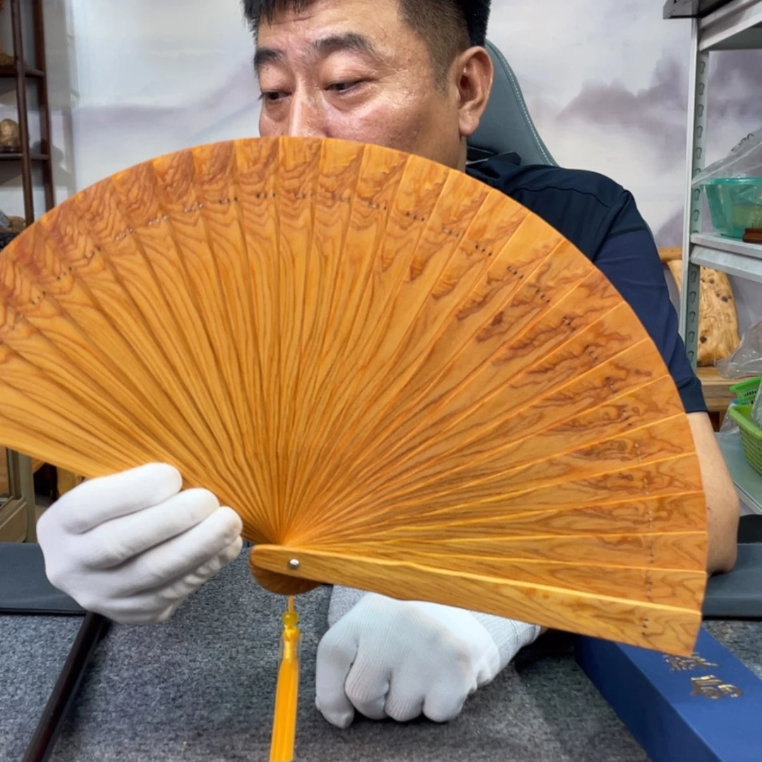 【闪购商品】柏木（崖柏）太行崖柏，纯手工扇子，66666