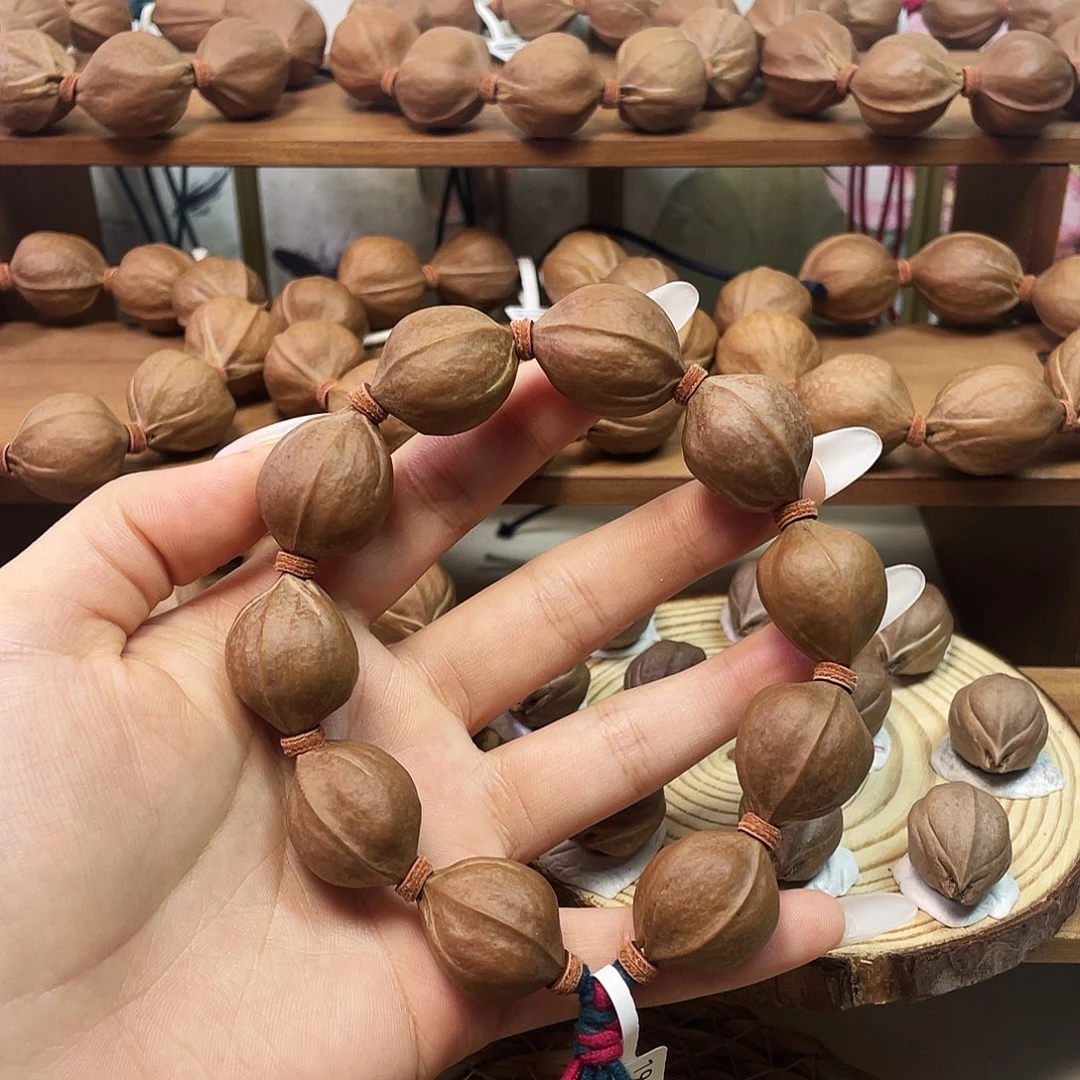 建***志橄榄核手串/手链19.5*25梅林铁核