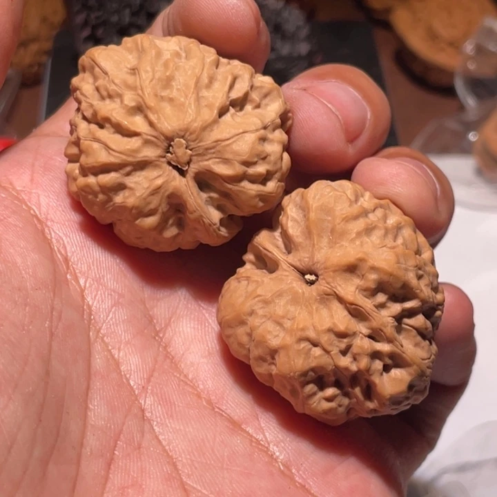 文玩核桃把件北*～一帆风顺哈哈哈