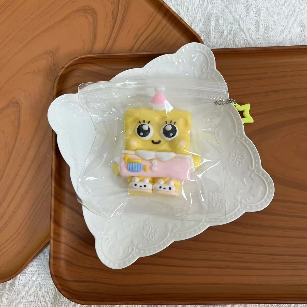 【海绵宝宝】现货捏捏乐食品级硅胶纯手工制作解压玩具手工DI
