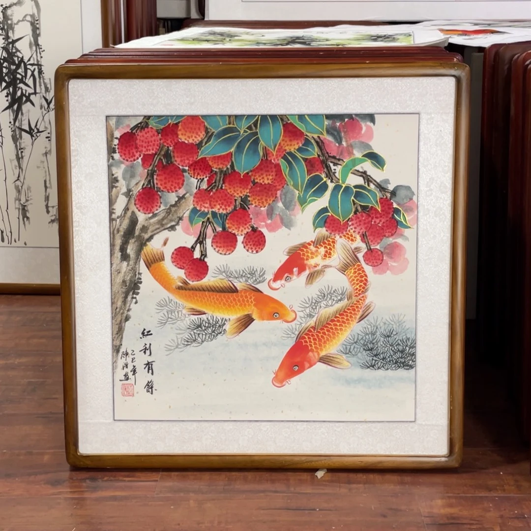 国画带框尺寸63*63厘米