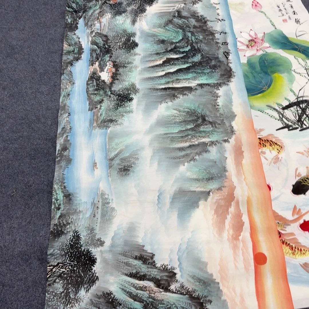了***凡国画180×70画画画画