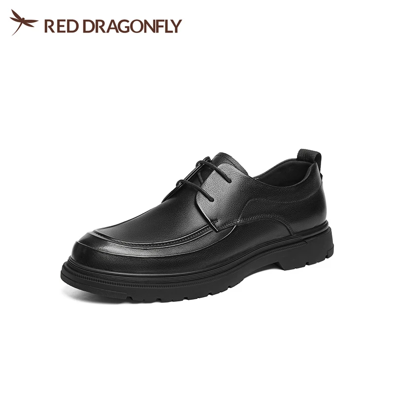 红蜻蜓男士皮鞋2025秋季新款男鞋高端商务鞋子舒适休闲真皮爸爸鞋