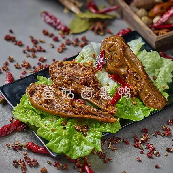 登姑爆款套餐 鸭头3个 鸭脖220克 鸭肠160克 鸭翅200克