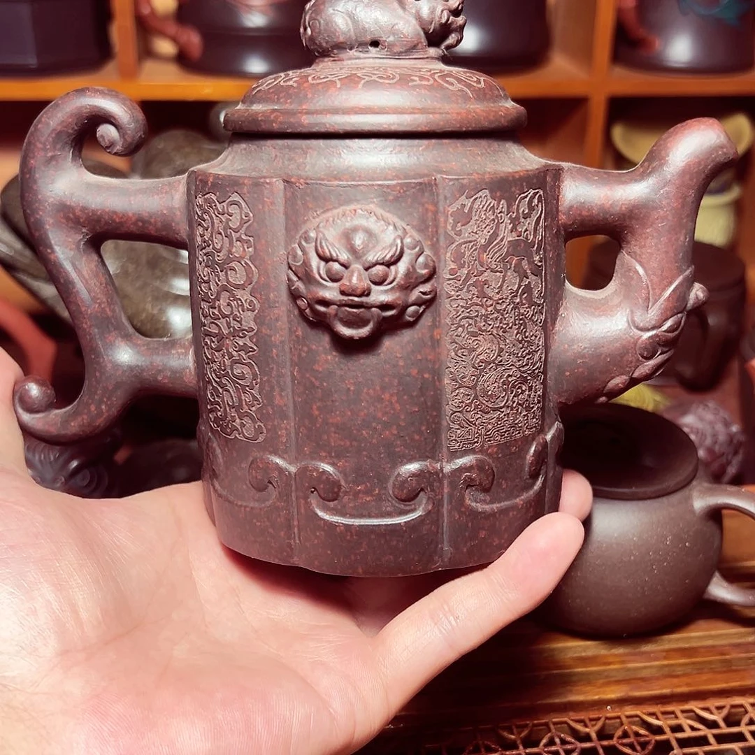 茶壶紫砂宜兴原矿紫砂壶手工制作