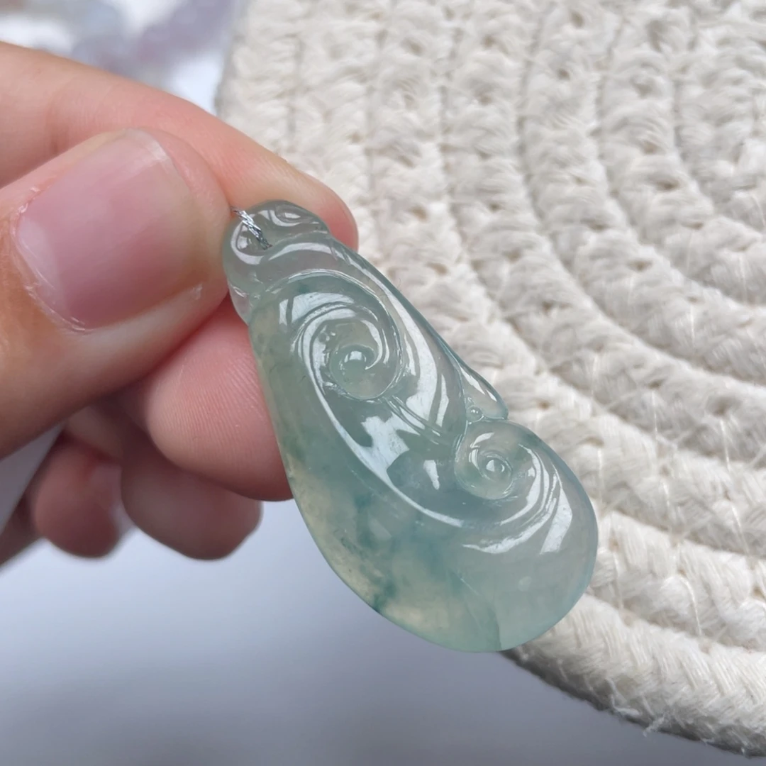 翡翠未镶嵌颈饰天然A货缅甸翡翠