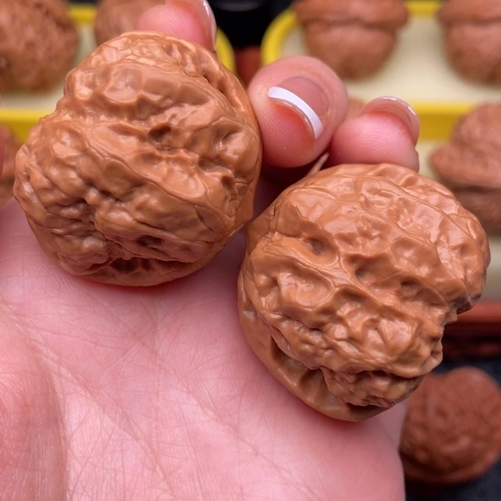 文玩核桃吊坠37开背延庆蛙