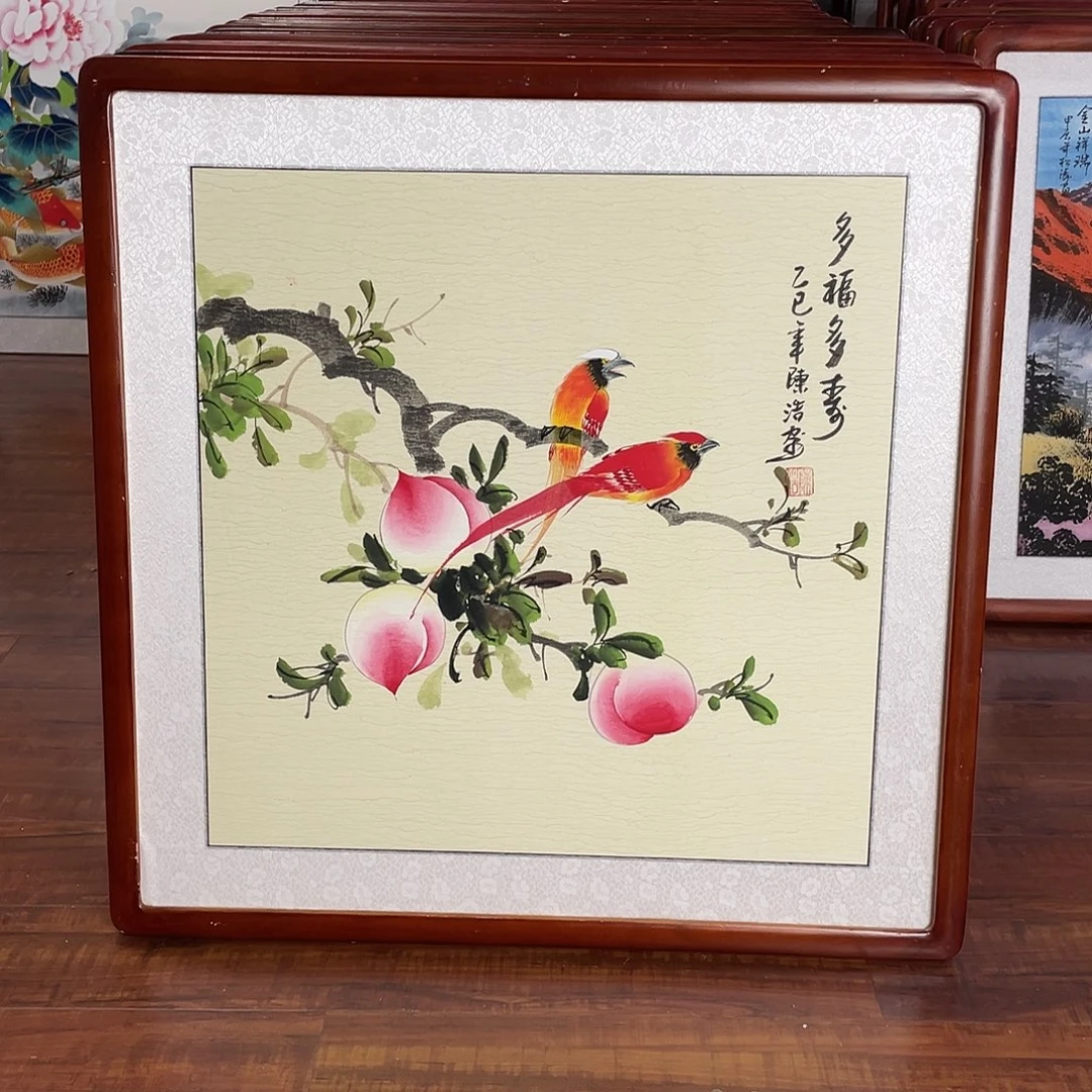 国画带框尺寸63*63厘米