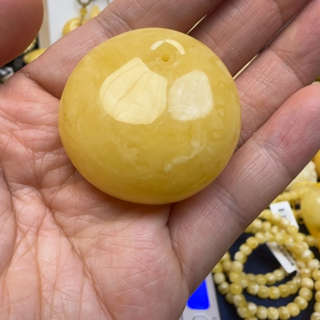 蜜蜡未镶嵌颈饰天然蜜蜡
