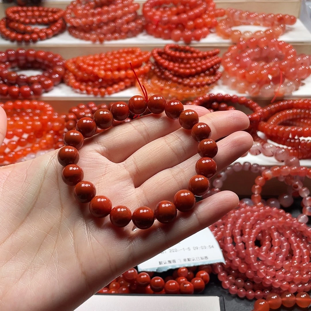 洋***阳南红玛瑙未镶嵌手链