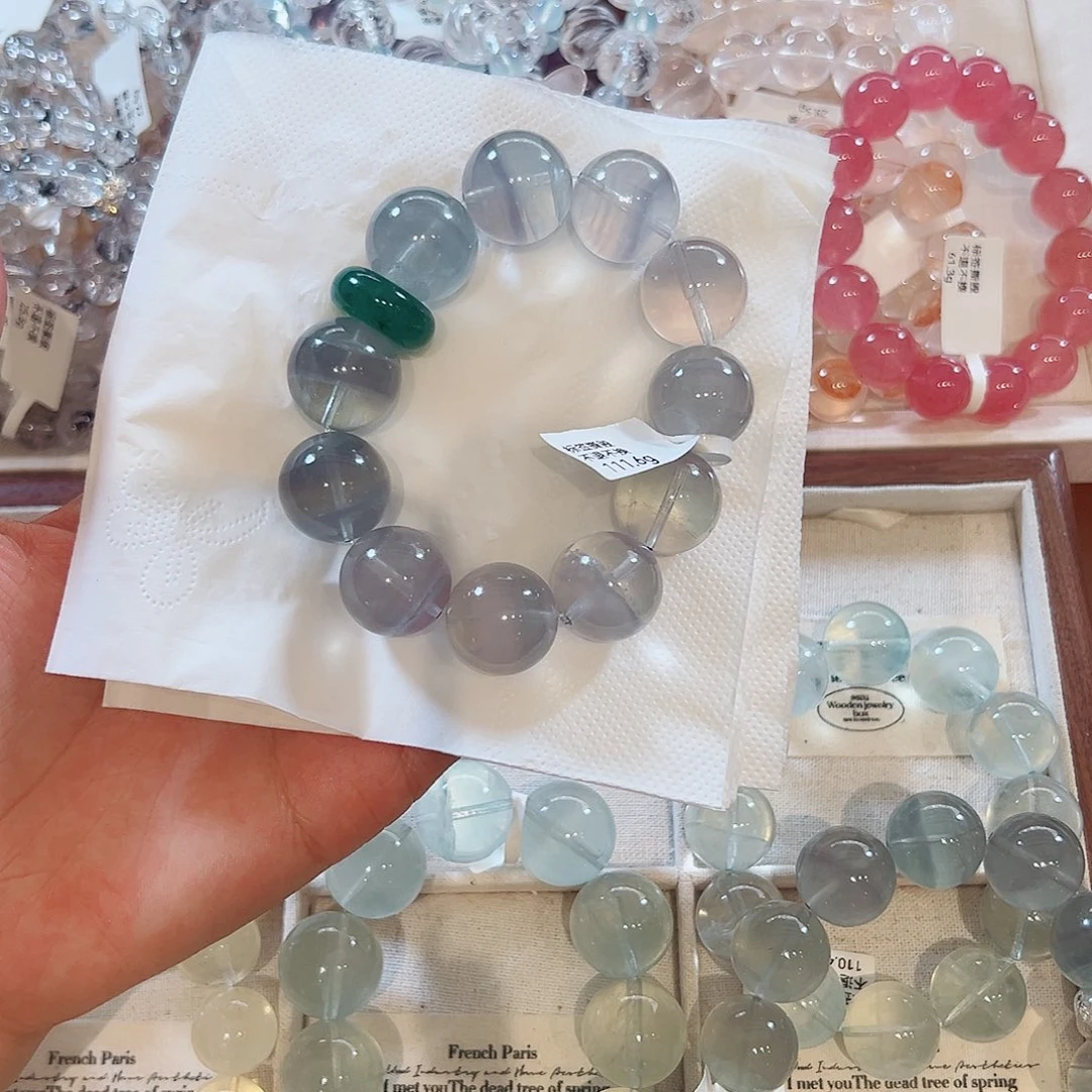 花***妹水晶手链未镶嵌48小时鉴赏