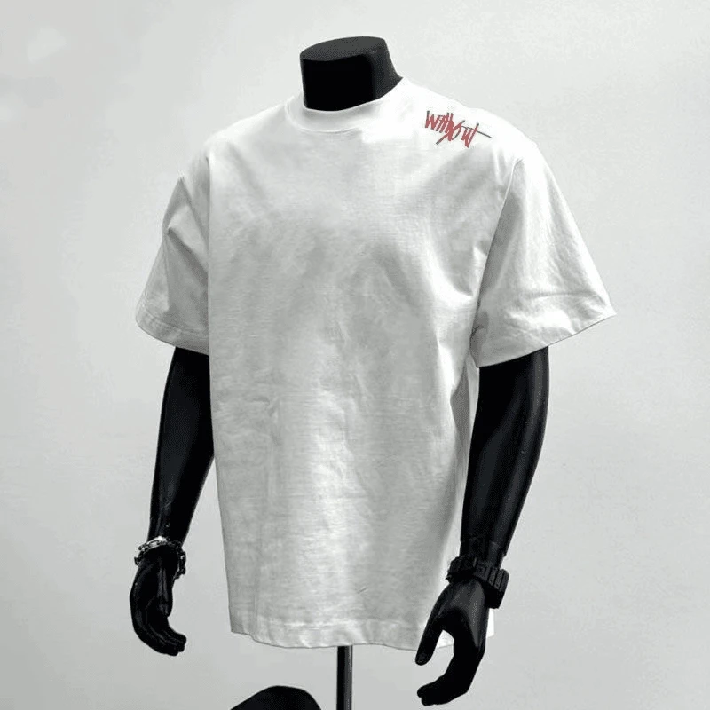 美式重磅棉T恤夏季男女运动休闲短袖大码百搭潮流上衣半袖