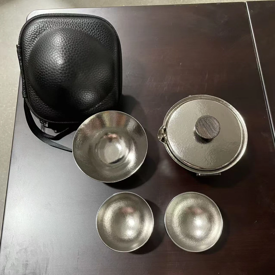器钛-祥云旅行茶具套装钛本色CC9930