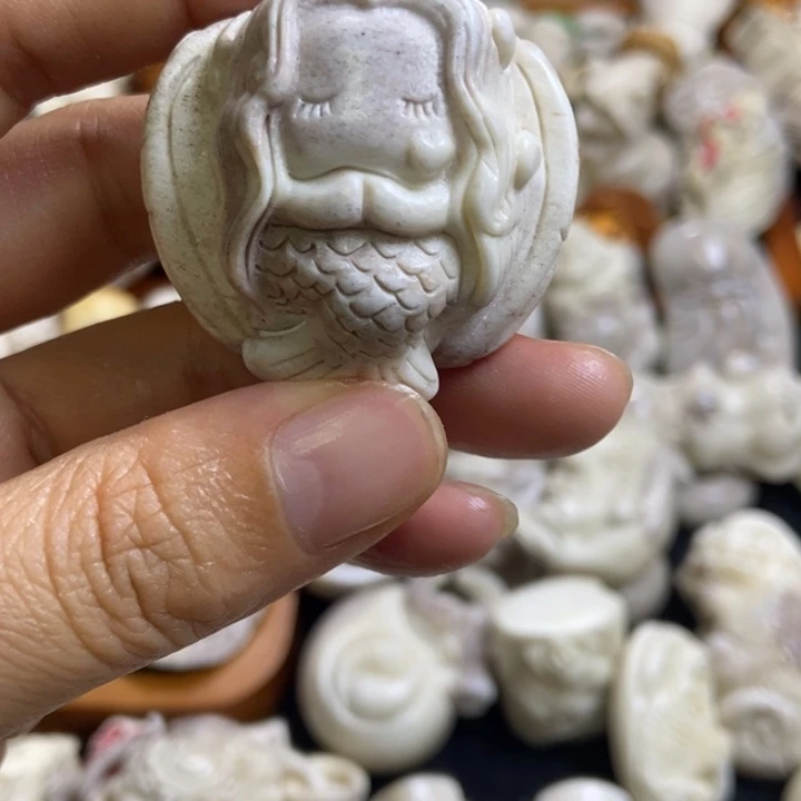岁***好配饰鹿角雕刻一个出