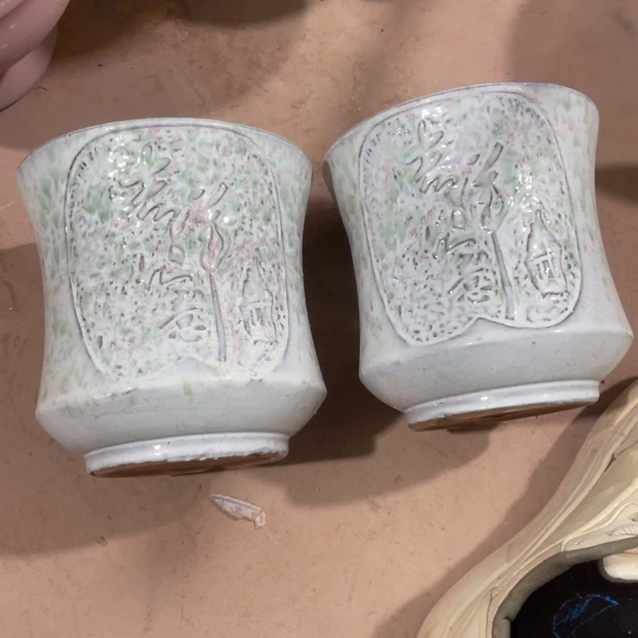 花盆紫砂口径16高度16两只正品