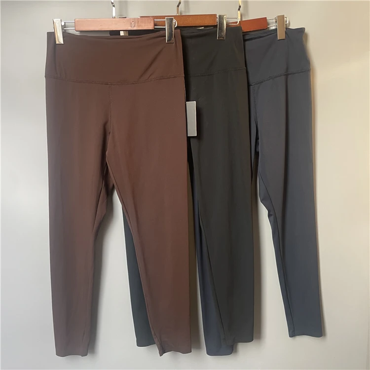 9B3 外贸女士瑜伽裤运动裤九分裤 高腰高弹亲肤健身裤打底裤