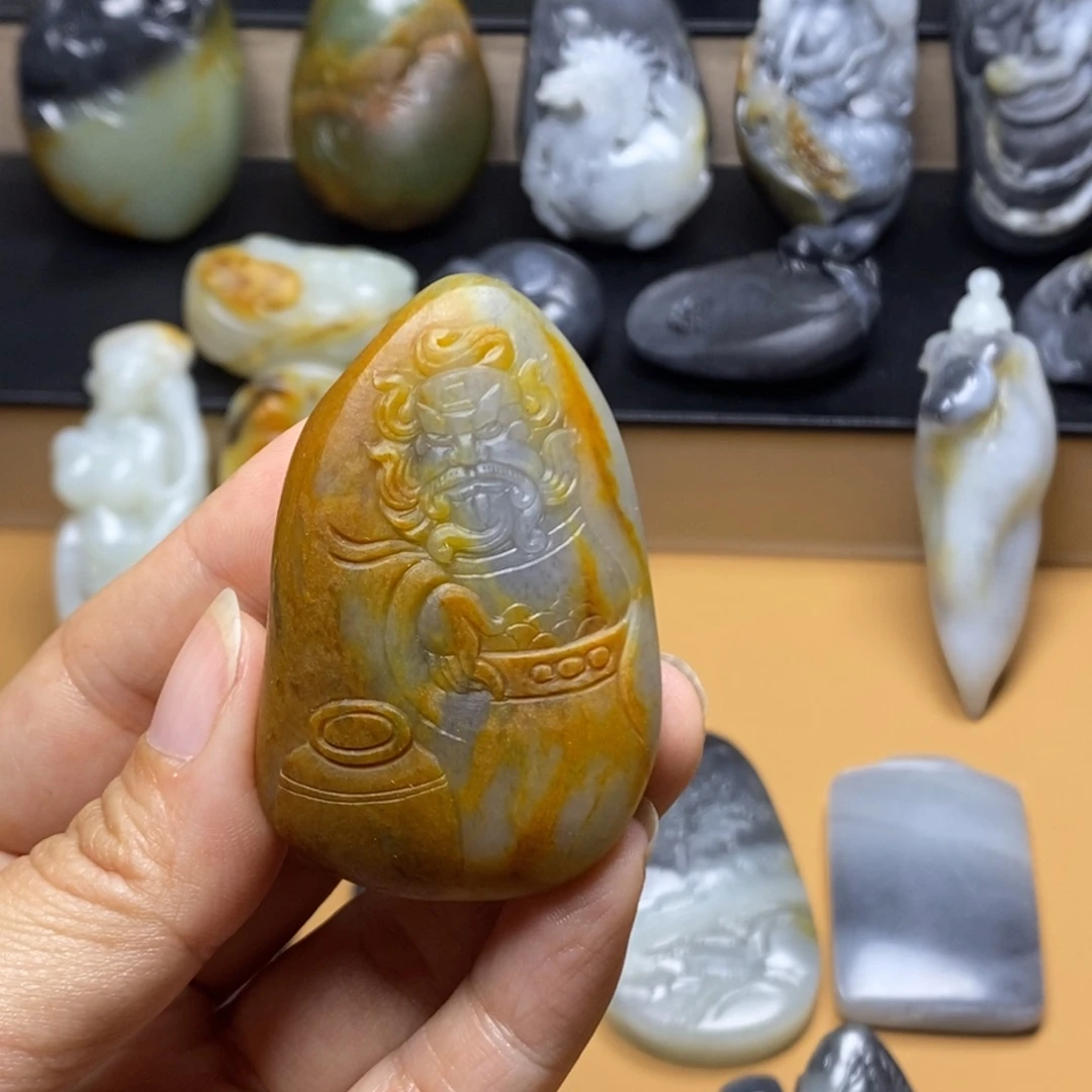 颈饰未镶嵌和田玉用****4