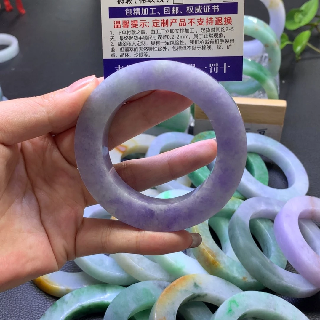未镶嵌翡翠定制翡翠韬***妹