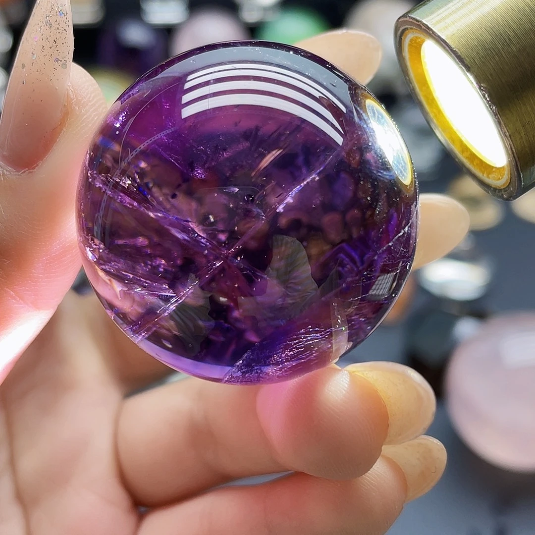 水晶珠宝半成品未镶嵌天然紫水晶40.3
