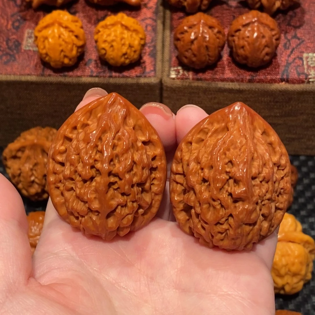 文玩核桃把件官帽40 精品725