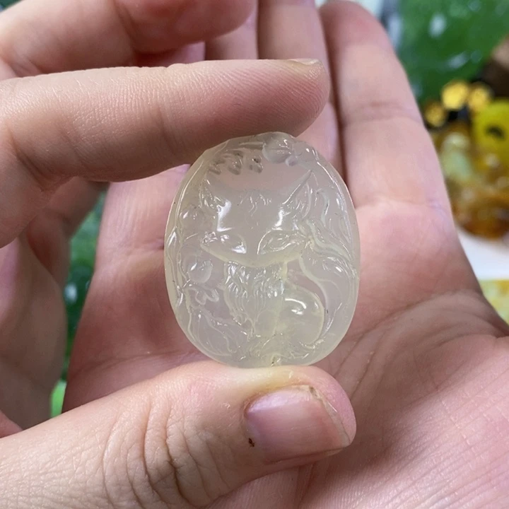 未镶嵌岫玉挂件吊坠
