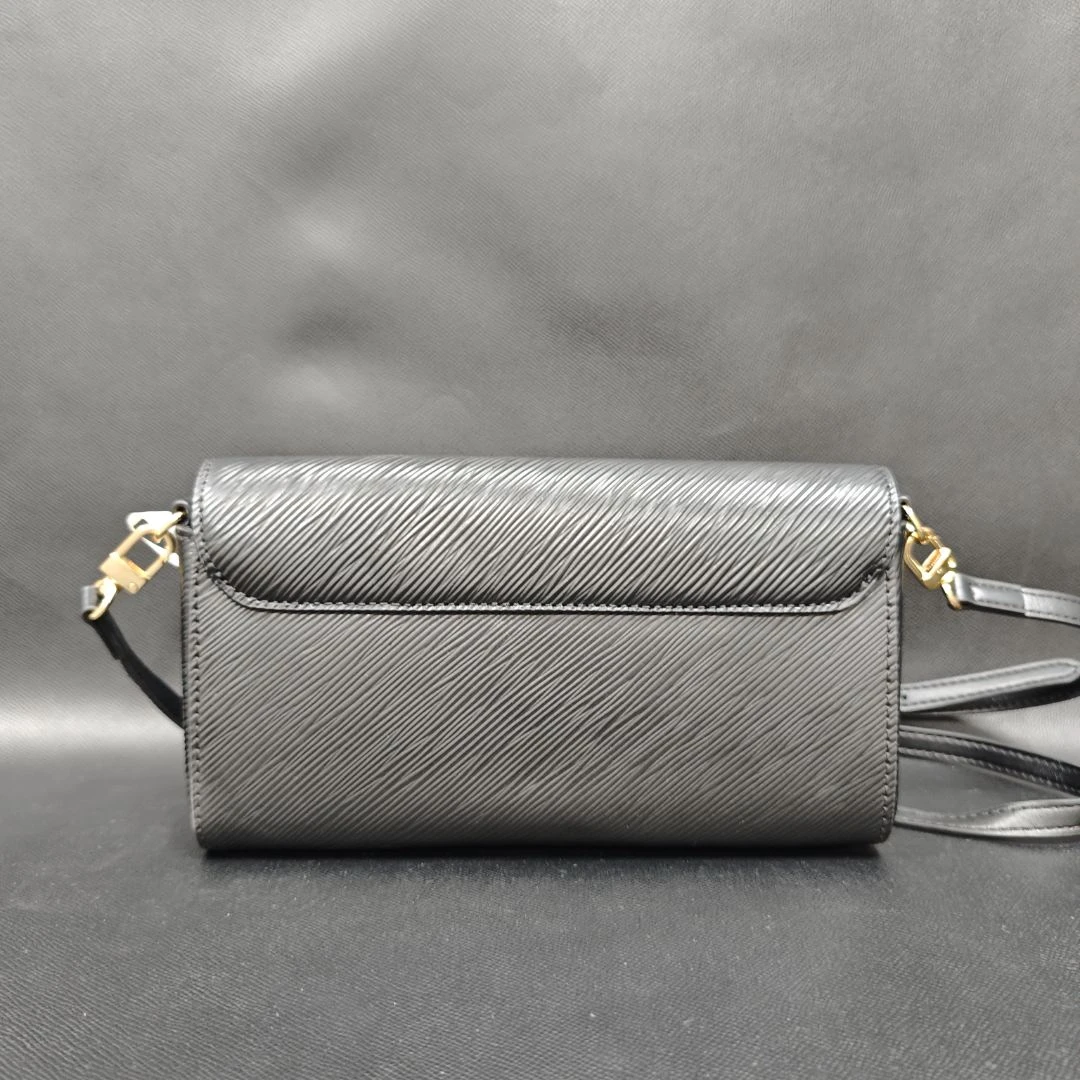 SMVP 高定奢品 潮流真皮新款女包斜跨包23cm 0605 黑色