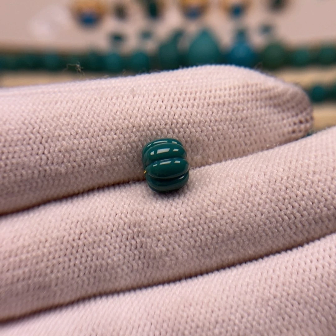 未镶嵌绿松石瓜珠8.1mm福利款824