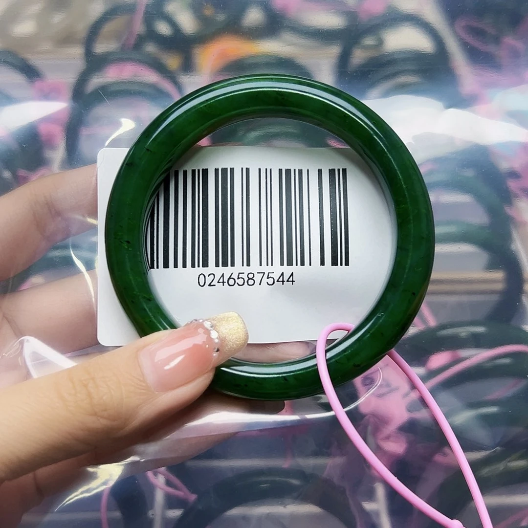 和田玉手镯未镶嵌61