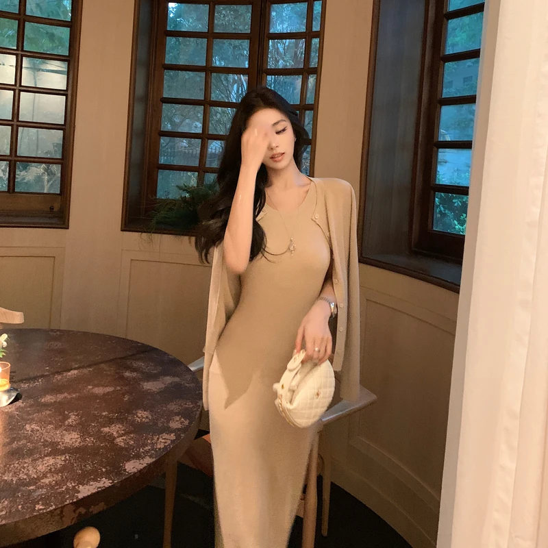 “轻熟lady”重磅100扬子纱＋金银丝 超绝细闪氛围感开衫/连衣裙
