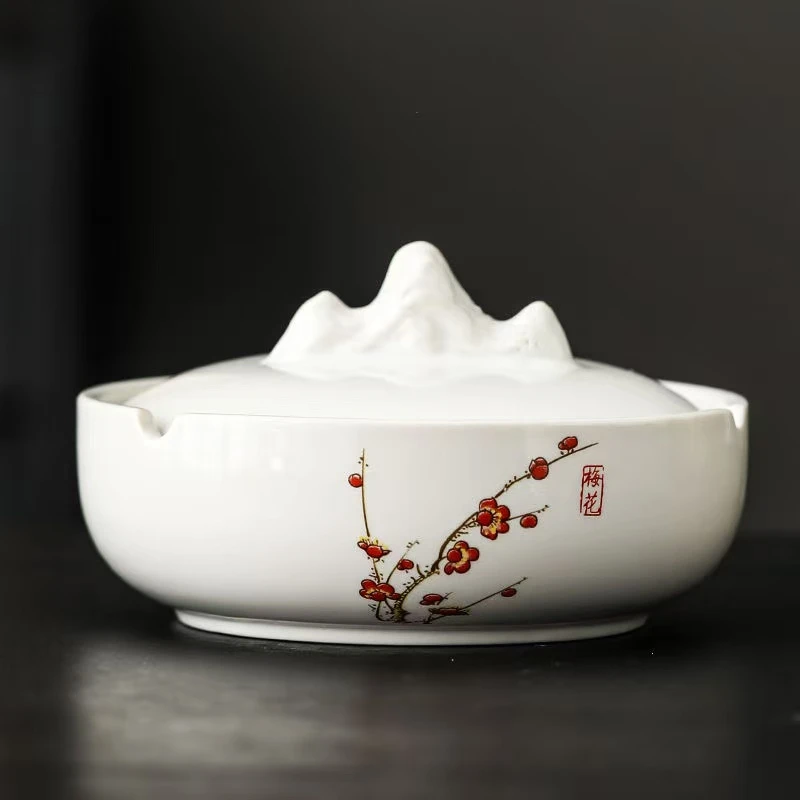 火锅砚台书法专用带盖陶瓷保湿墨碟不干墨毛笔墨汁墨盒墨海火锅砚