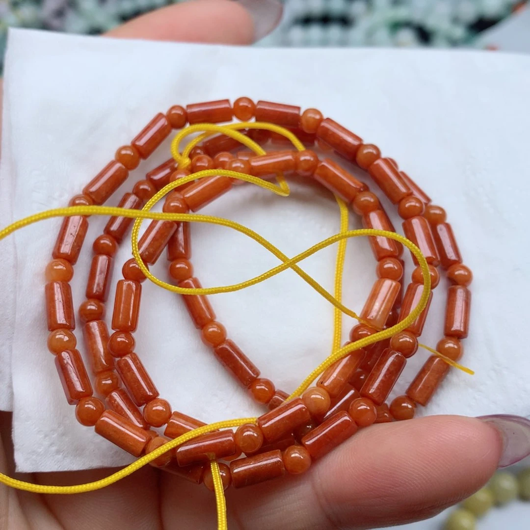 翡翠未镶嵌颈饰手串