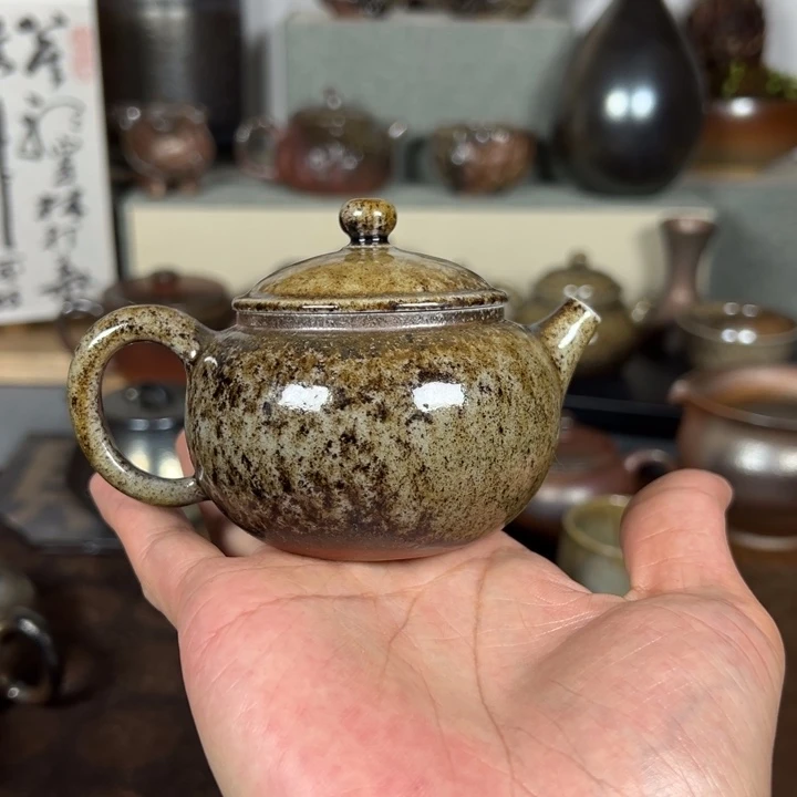 壶玻化白泥裸烧160cc