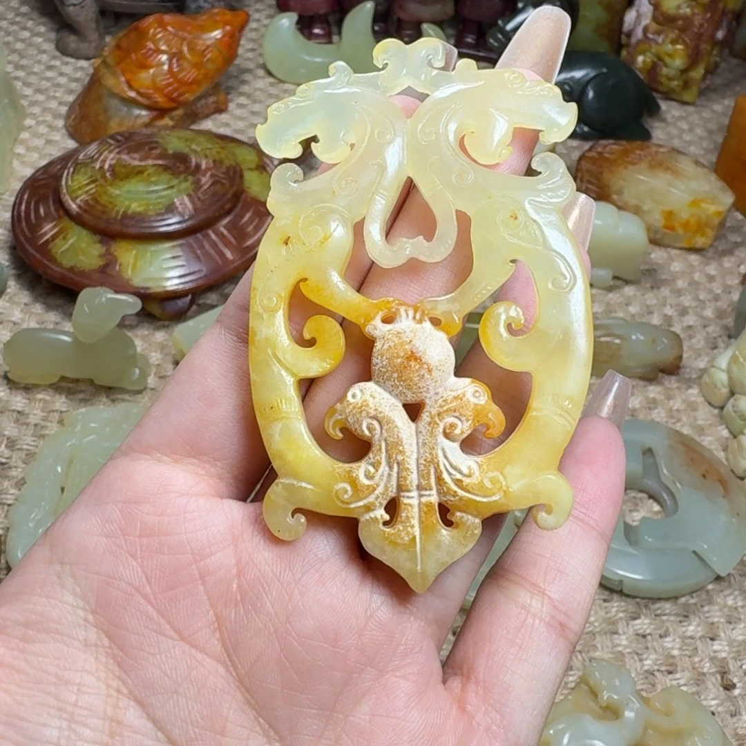 吊坠白玉菩提挂件